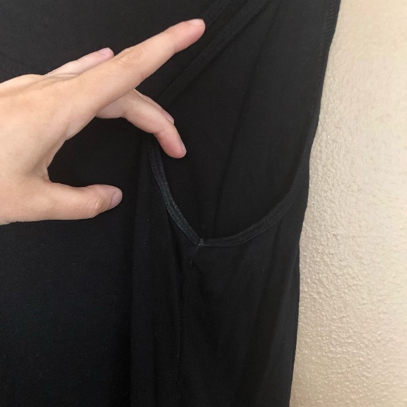 Trouvé Black Side Tie Tank Top Size M - Picture 3 of 8